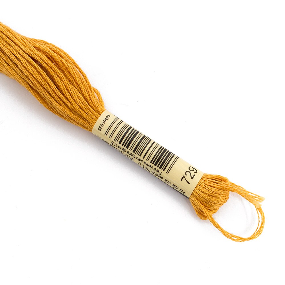 Sewing Supplies, Art & School, DMC, 6 strand, Embroidery floss, 50171, Medium Old Gold